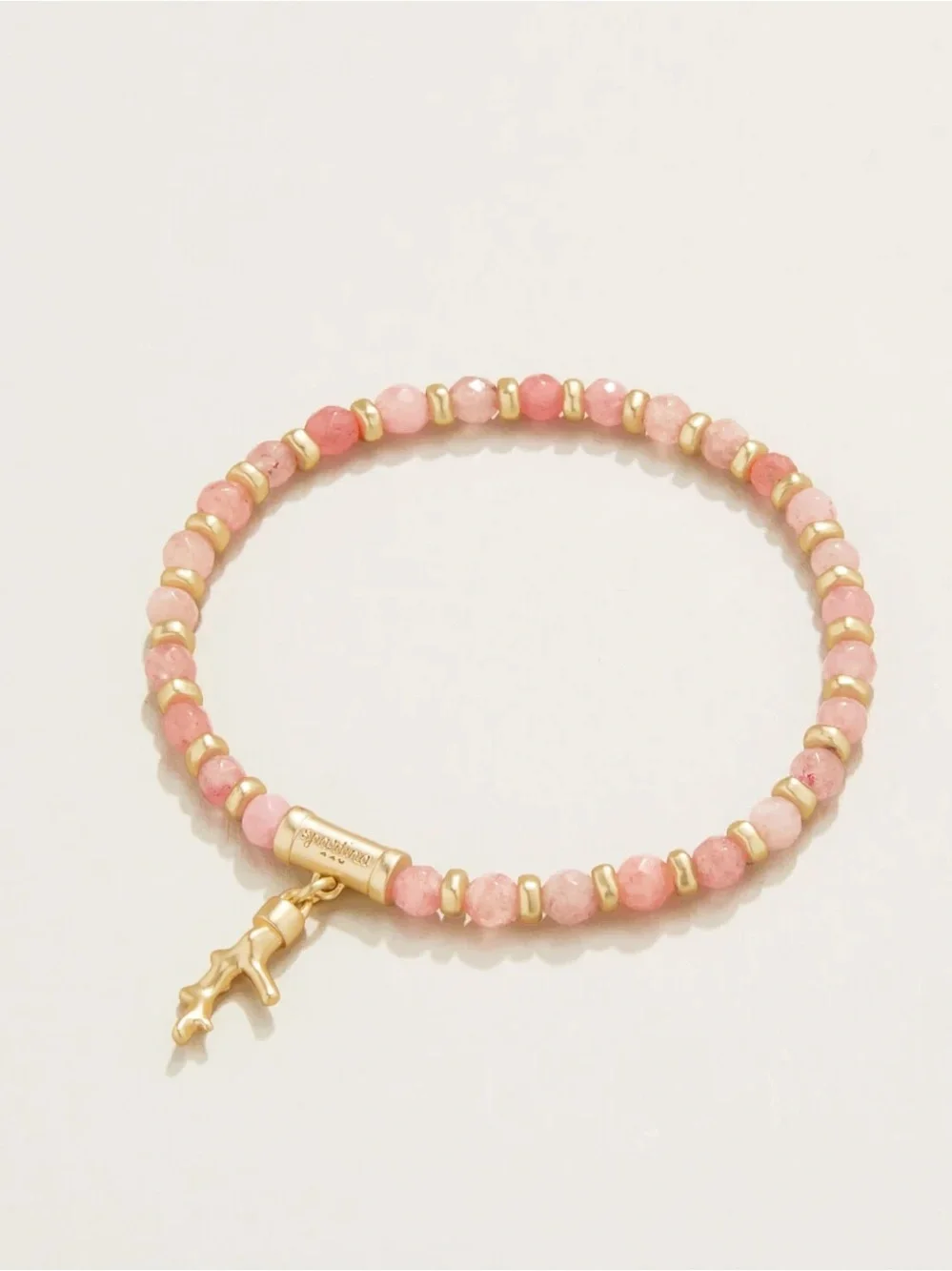 Spartina 449 Calm Waters Pink Jade Bracelet